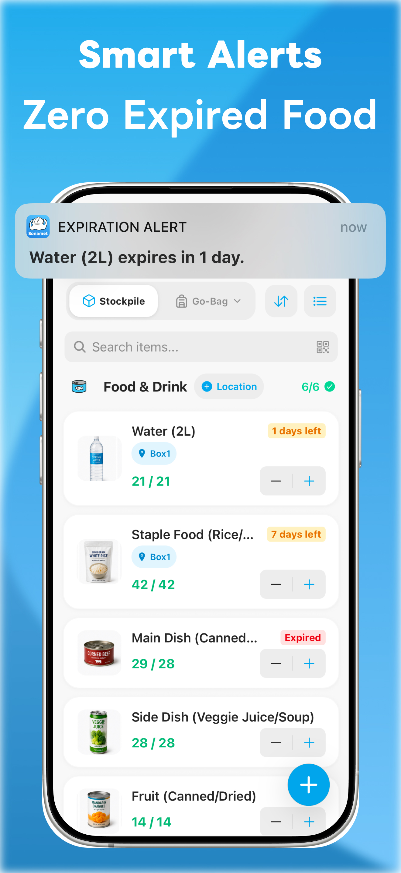 Sonamet App Screen 2